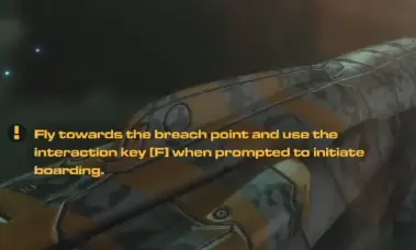 Angels Fall First prompt to begin boarding at the Breach Point