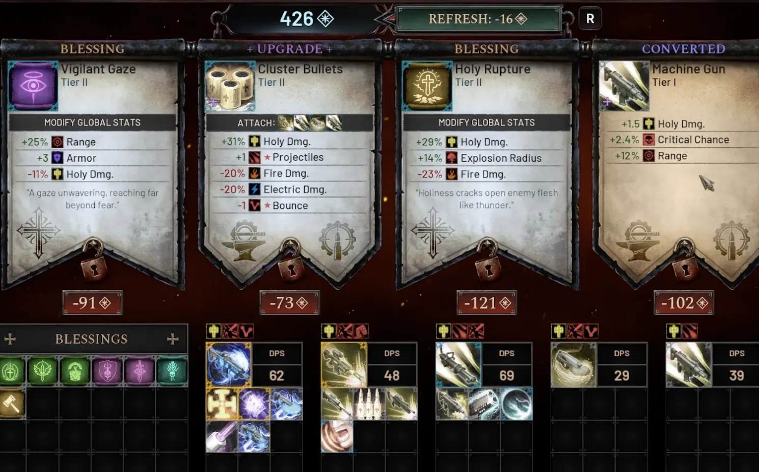 Holy Gatling build in Arms of God