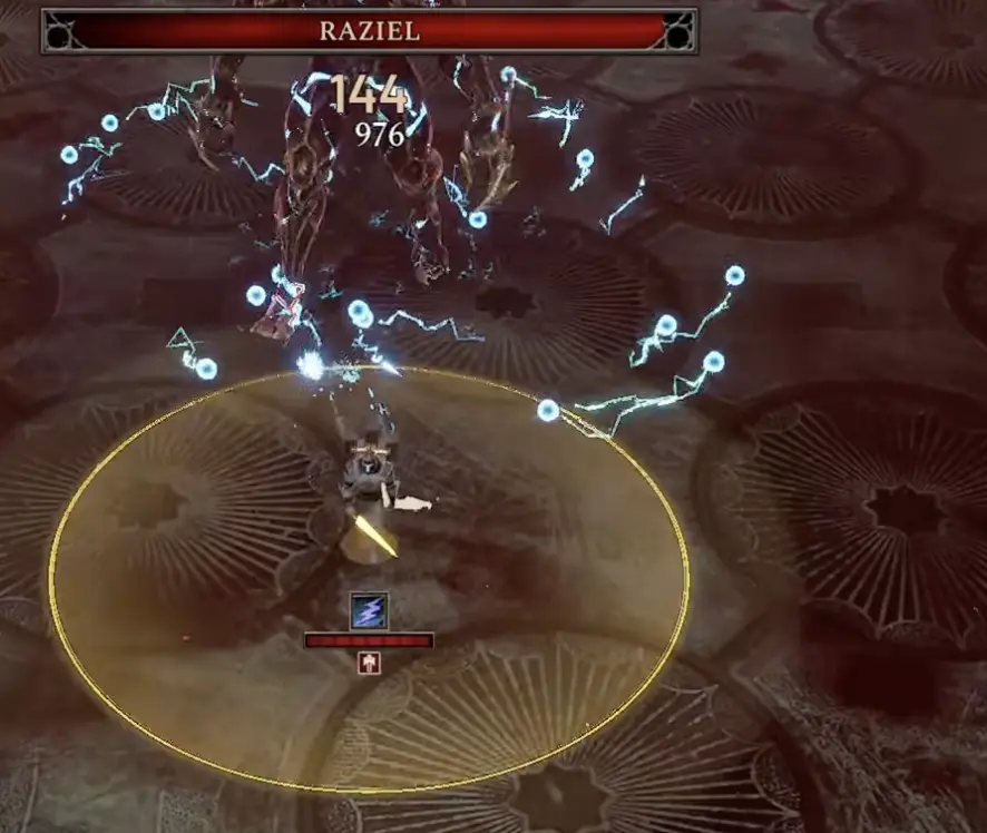 Later boss pressure in Arms of God