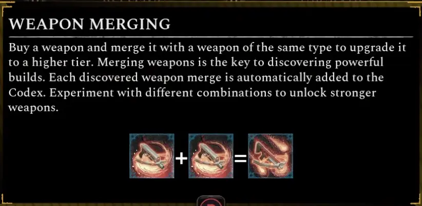 Weapon merging tutorial in Arms of God