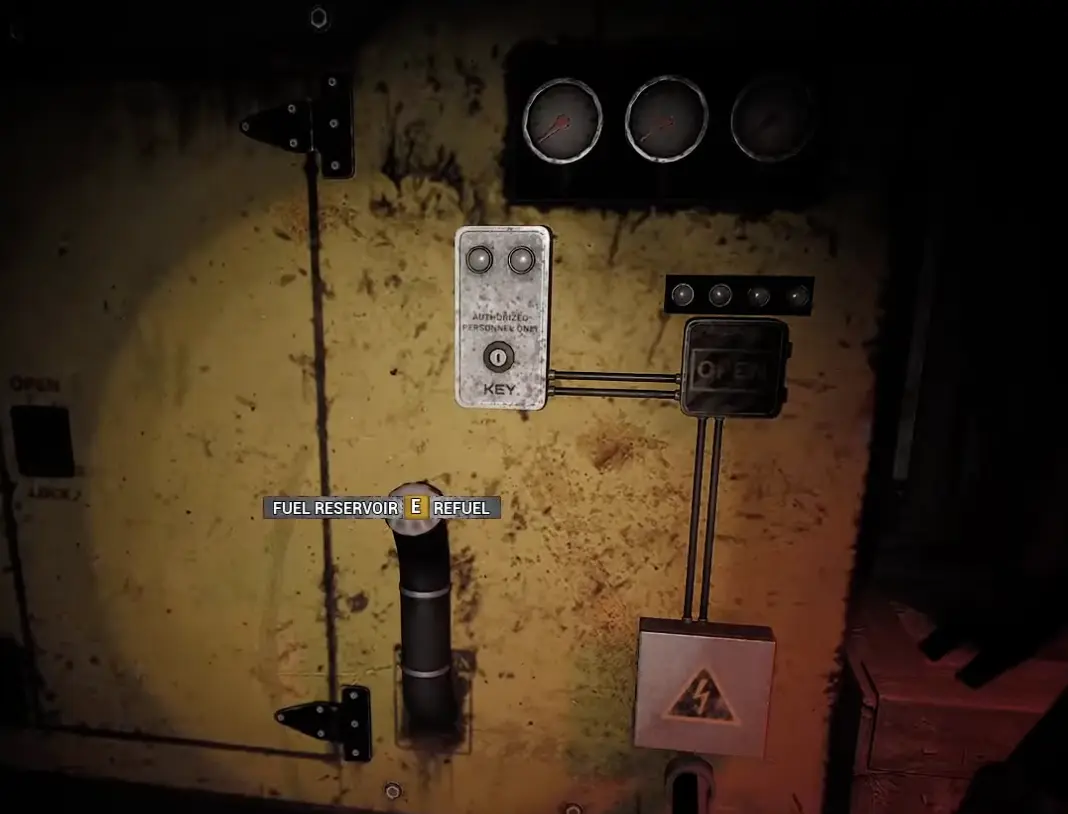 Backrooms Lost Runners fuel reservoir refuel interaction
