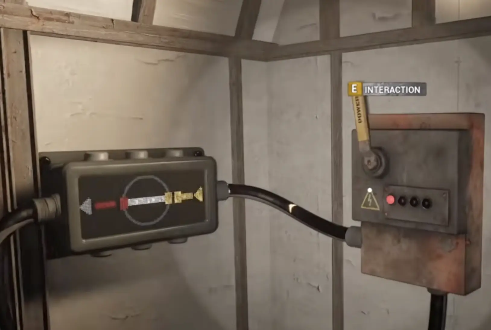 Backrooms Lost Runners M.E.G. door switch interaction