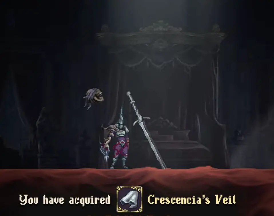 Crescencia's Veil skin in Blasphemous 2 The Third Sin