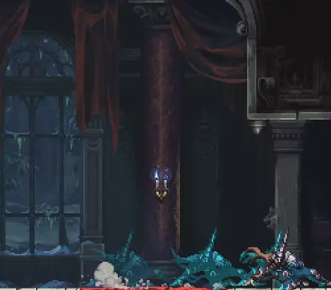 Early purple cloud route in Blasphemous 2 The Third Sin