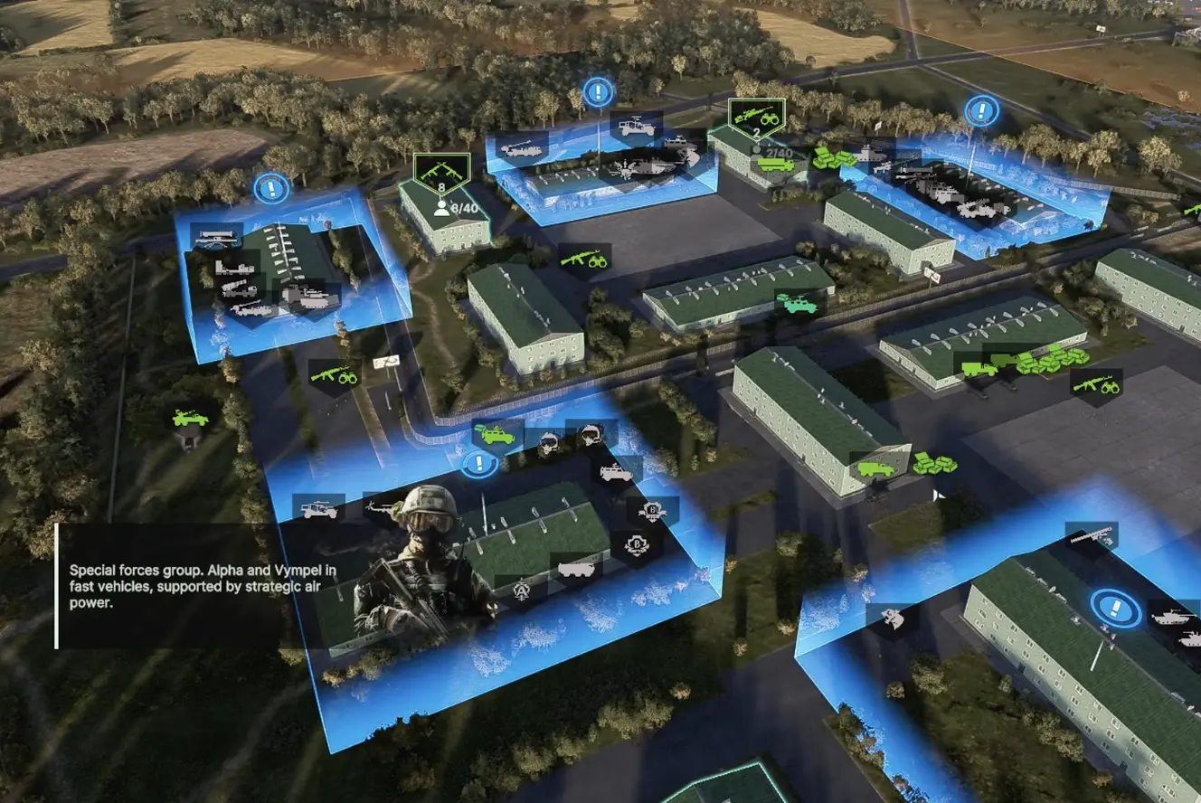 Battlegroup selection in Assault on Daugavpils