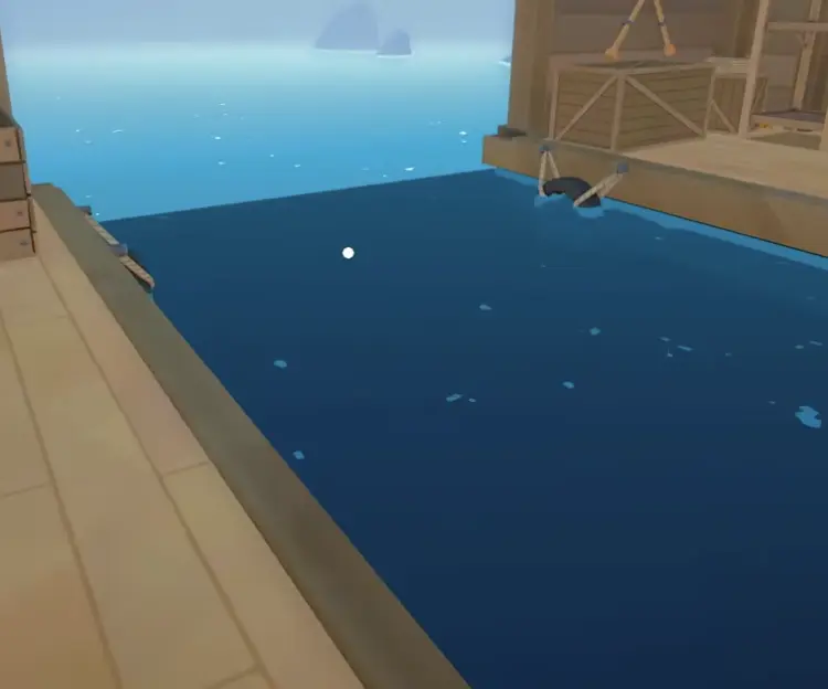 Cat Mail Co water achievement after falling into water