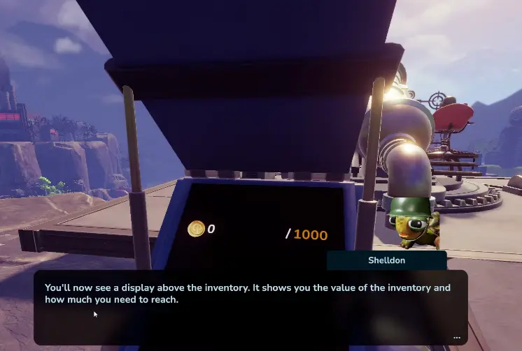 Cannon inventory showing a 1000 furniture value requirement in Chop Chop Inc