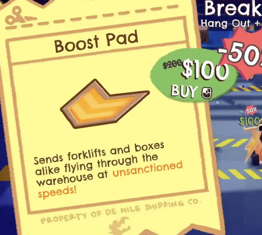 Crashout Crew Boost Pad upgrade card $100
