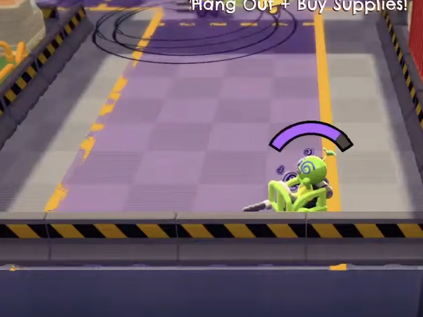 Crashout Crew player crashing out early during forklift practice