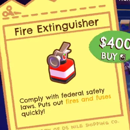 Crashout Crew Fire Extinguisher upgrade card $400