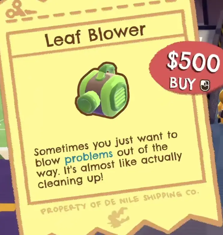 Crashout Crew Leaf Blower upgrade card $500
