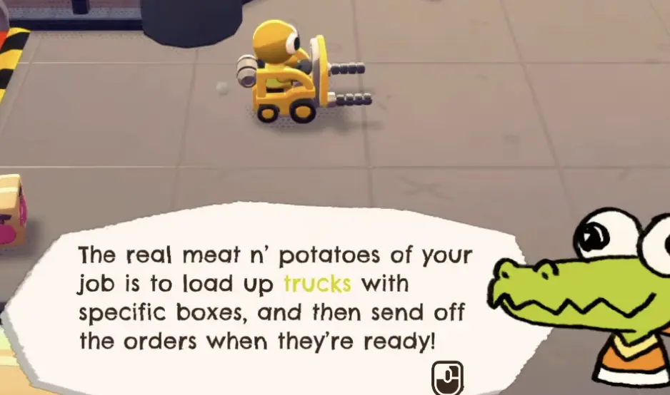 Crashout Crew tutorial explaining truck orders and sending correct cargo
