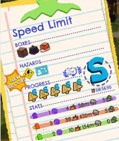 Crashout Crew Speed Limit S Rank result screen