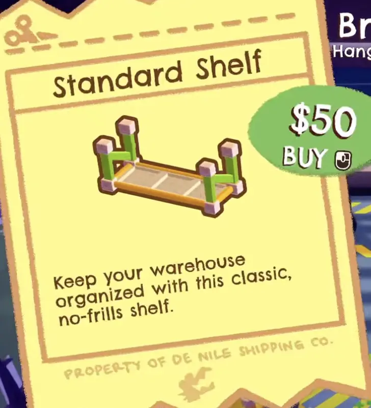 Crashout Crew Standard Shelf upgrade card $50