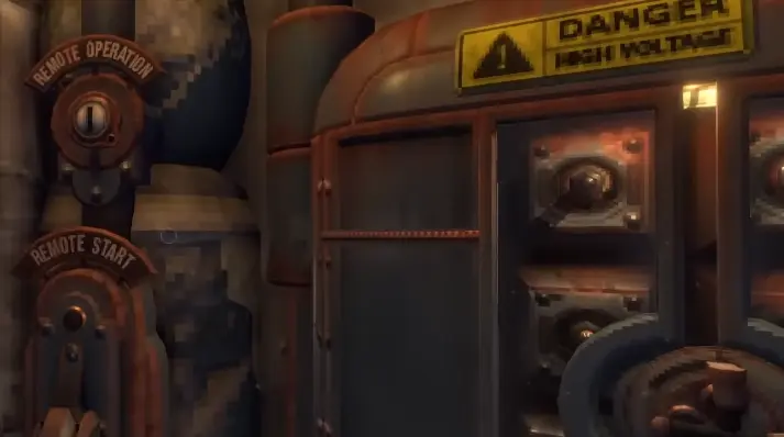 Dimhaven cargo cable car remote start after the Mask Shrine puzzle