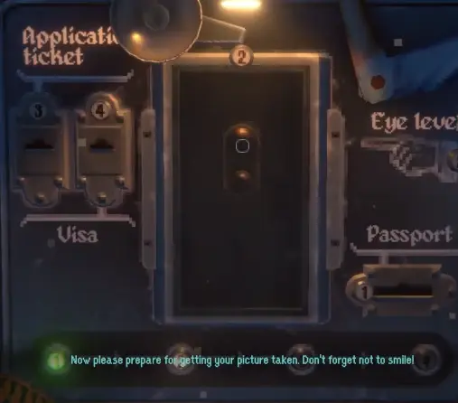 Dimhaven final visa checkpoint photo step
