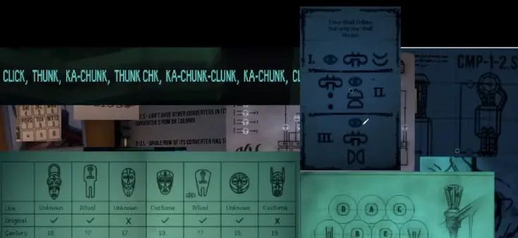 Dimhaven eye order clue before the Mask Shrine puzzle