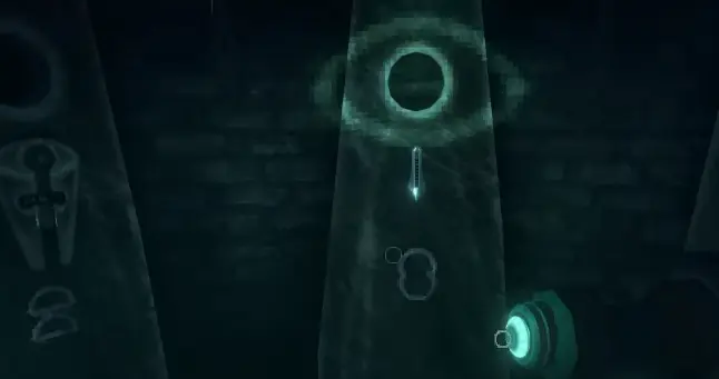 Dimhaven Mask Shrine floor star and Moon button