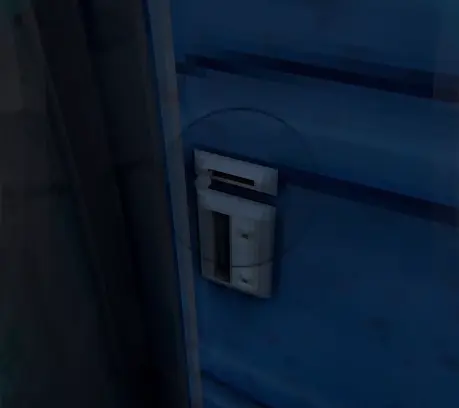 Dimhaven Something Locked. From The Inside. photo challenge inside the porta-potty
