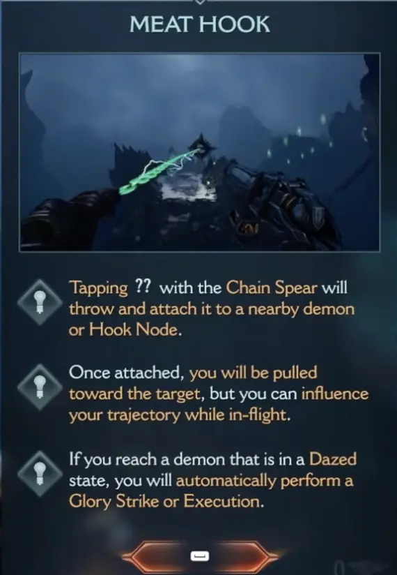 DOOM Revelations Chain Spear tutorial and Meat Hook movement