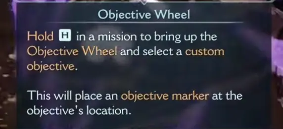 DOOM Revelations Objective Wheel endgame marker tutorial