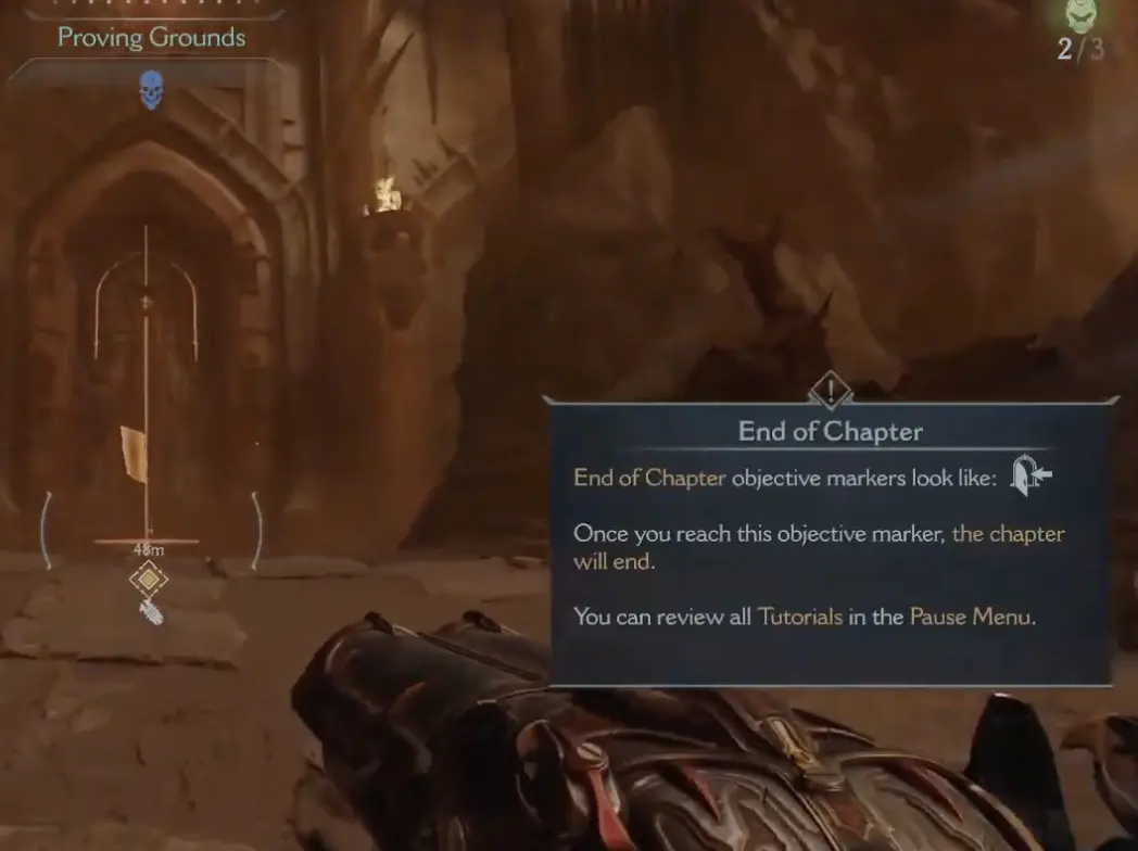 DOOM Revelations Proving Grounds map showing 4 out of 4 secrets and three collected collectibles