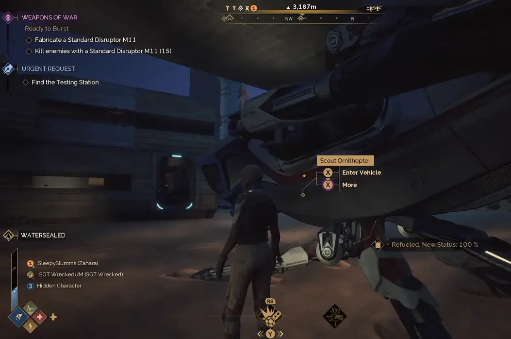 Scout Ornithopter Storage Mk4 in Dune Awakening