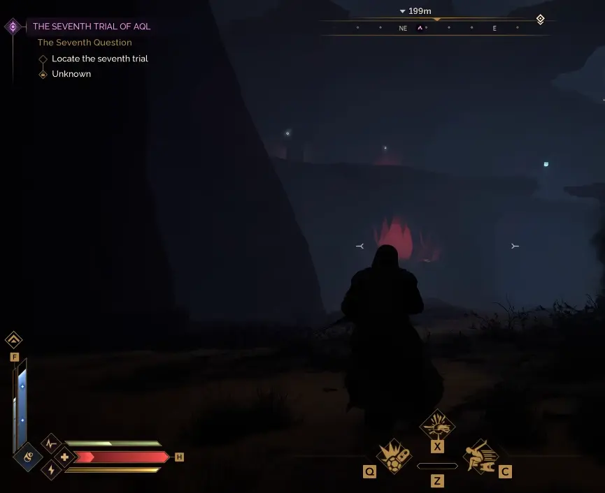 Entrance to The Red Maw for the Seventh Trial of Aql in Hagga Rift