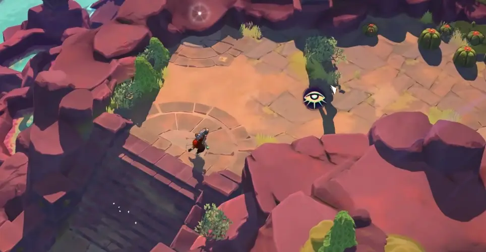 Moving from the completed Ash Forest route toward the mountains in Echoes of Mystralia