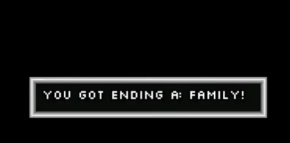 The Endacopia result screen reading You Got Ending A Family