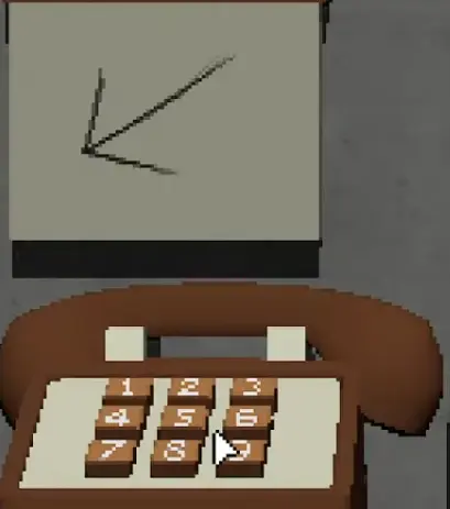 Melo picking up the Call Center handset before entering a phone number