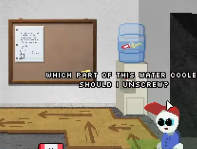 The Core key visible inside the Endacopia Office water cooler