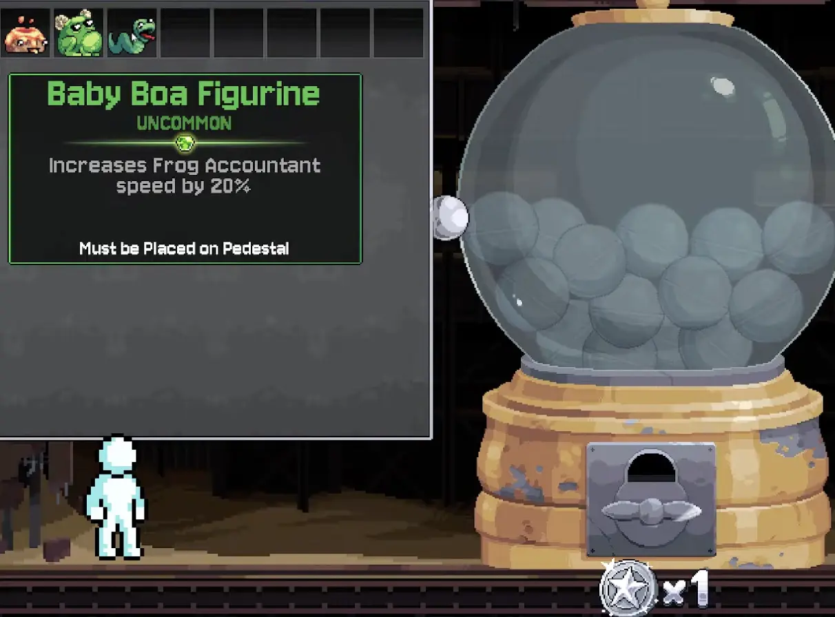 Rare Pull achievement from a Gacha machine in Fortune Mill