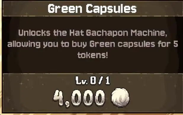 Green Capsules upgrade in Fortune Mill