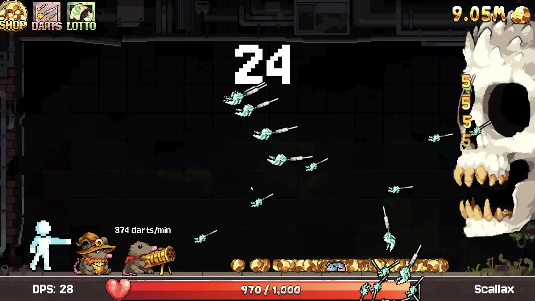 Shadow Realm unlock upgrade in Fortune Mill