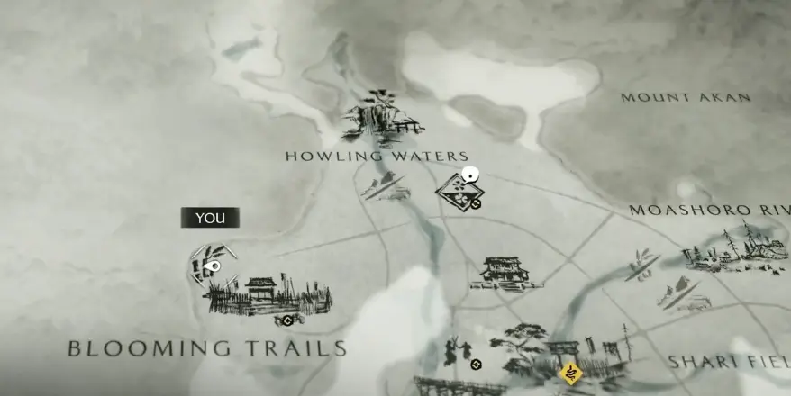 Cooking recipe location near Blooming Trails in Ghost of Yotei