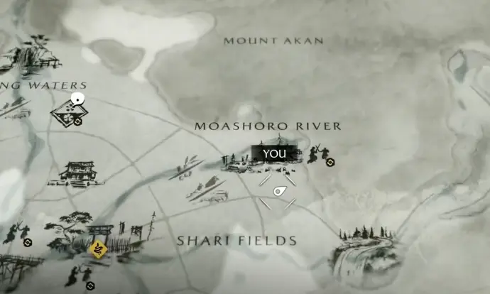 Cooking recipe location near Shari Fields in Ghost of Yotei