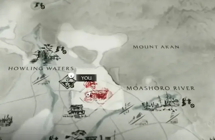 Viper Storehouse location near Howling Waters in Ghost of Yotei