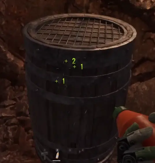 GRAIN ROT player using Glue to recover health during a solo run