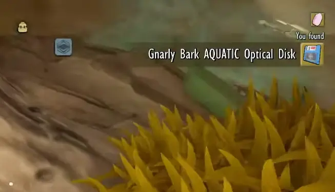 Aquatic Optical Disc route partway up Gnarly Bark in Grounded 2