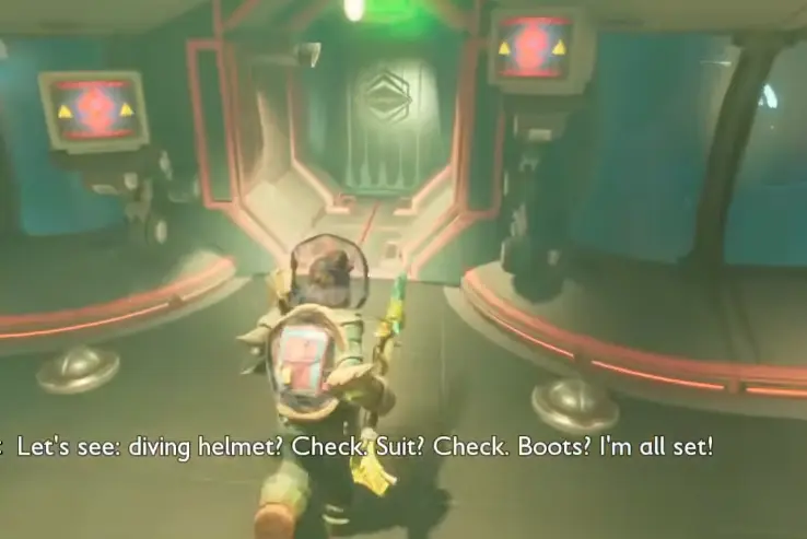 Full Grounded 2 Diving Suit with Helmet Chestplate and Boots equipped