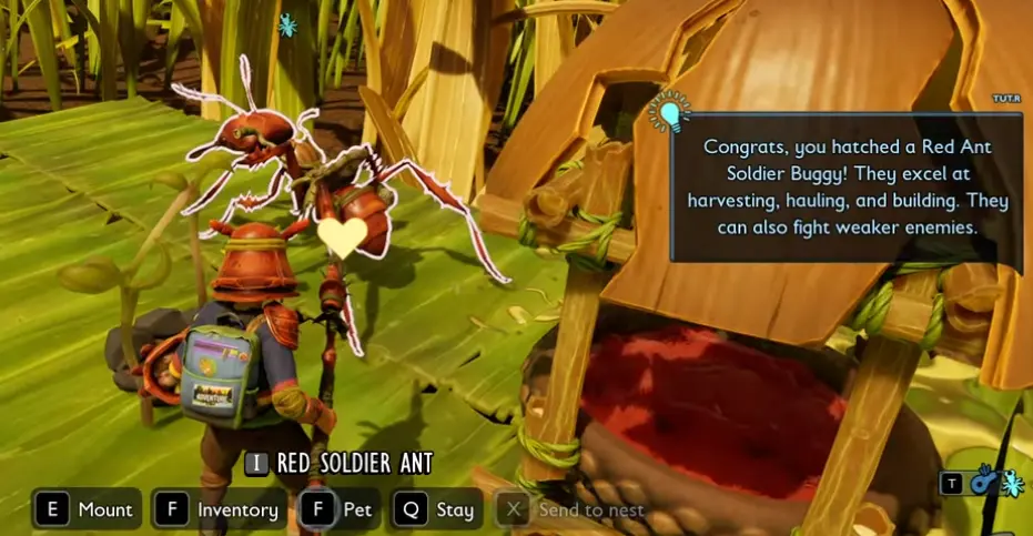 First Red Soldier Ant Buggy during Grounded 2 progression