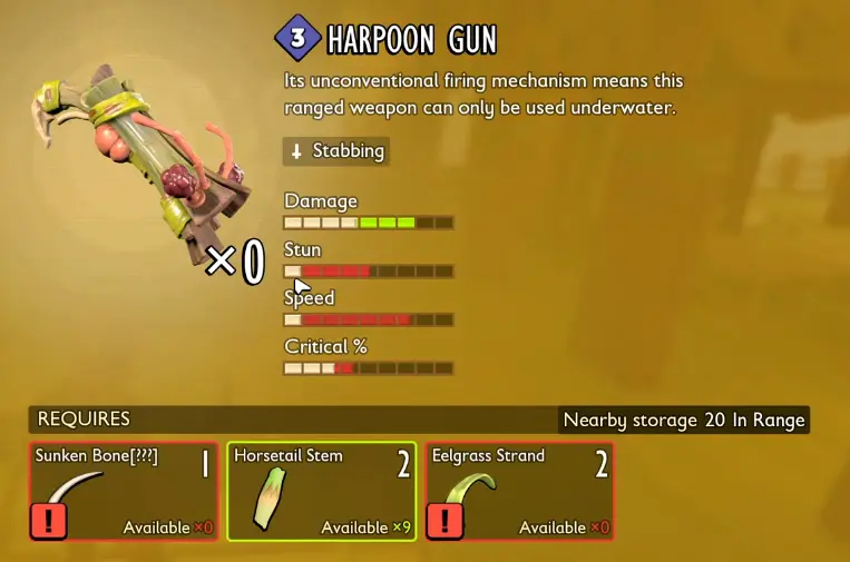 How I Unlock the Harpoon Gun—and Why It Won't Fire on Land