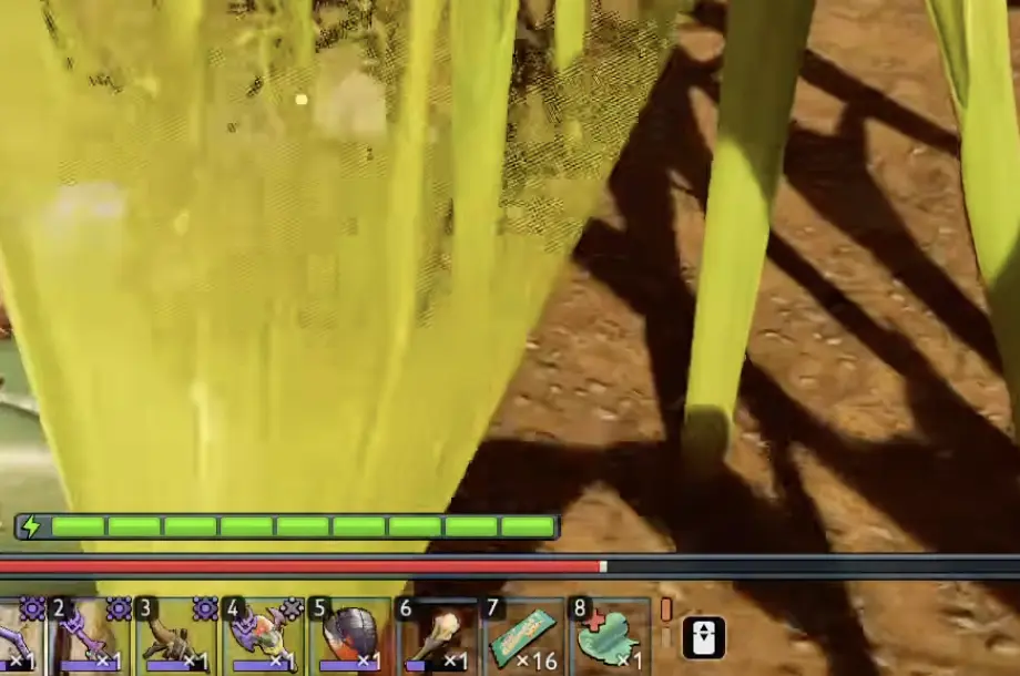 Potato Beetle Buggy using its healing ability during combat