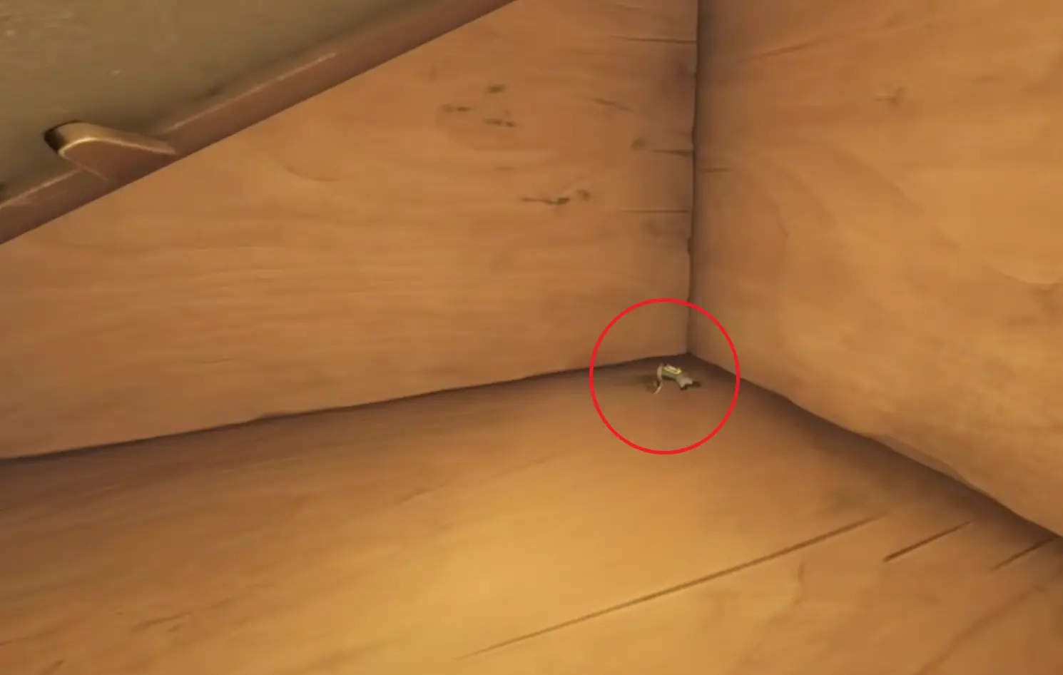 Nostalgia SCA.B 2K hidden in the wooden corner behind the picture frame inside the Memorial Crate