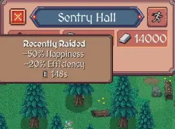 Defeat against 36 Goblins in Hearth and Hamlet
