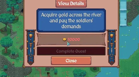 Gold Mine producing Gold in Hearth and Hamlet