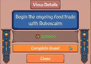Wizard agreement requiring 300000 Food in Hearth and Hamlet
