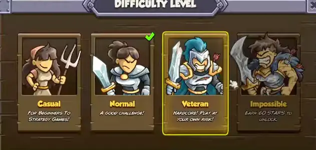 Impossible difficulty requiring 60 Stars in Kingdom Rush 6 Genesis