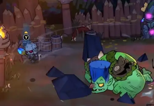 Lost Castle 2 Goblin Champion boss fight